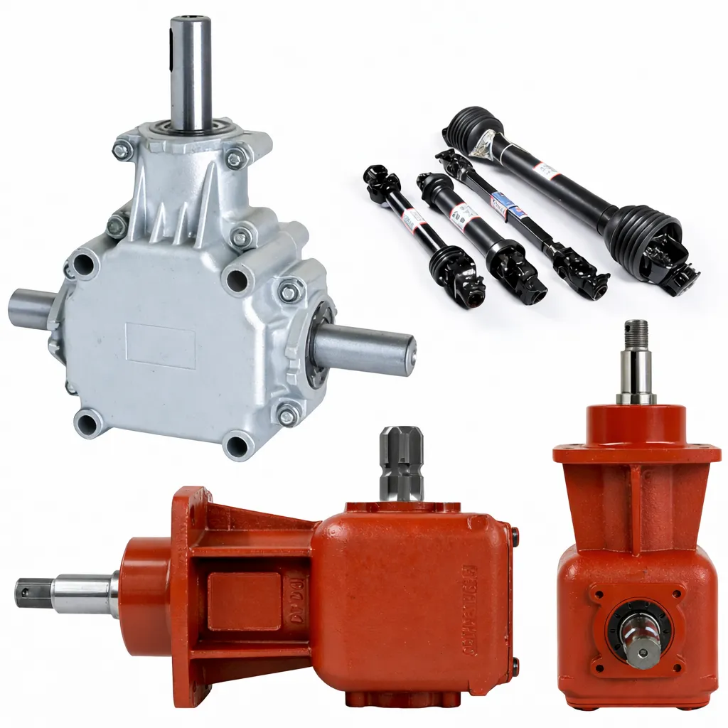 Ever-Power agricultural gearbox paired with PTO shaft for rotary tiller